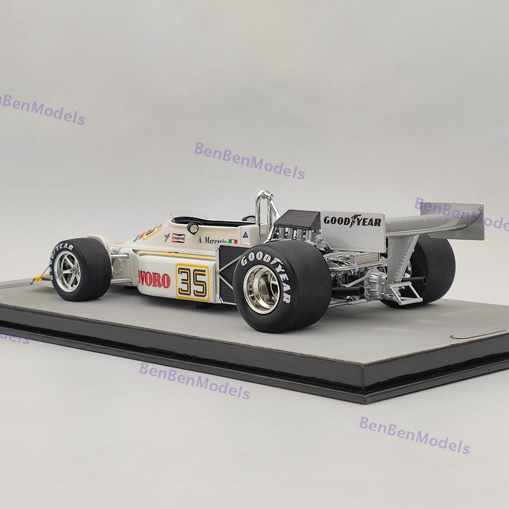 1/18 Tecnomodel Mythos March 761 OVORO #35 1976 Swedish GP Arturo Merzario Resin