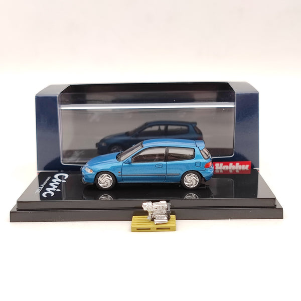 Hobby Japan 1:64 Honda Civic EG6 SiR Ⅱ With Engine Display Model Car HJ641017GG