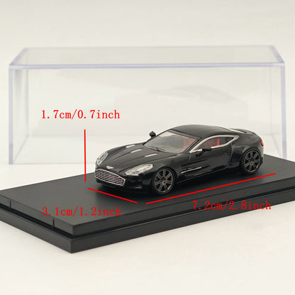 MJ 1/64 Aston Martin ONE77 Alliage Moulé Sous Pression Jouets Modèles De Voiture Miniature Hobby Collection Cadeaux Limitée 999