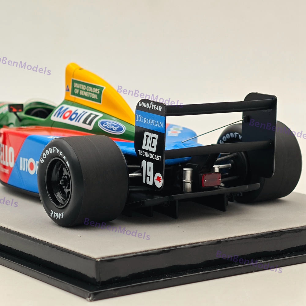 1/18 Scale Tecnomodel BENETTON F1 B190 GERMANY GP 1990 NANNINI #19 LE80 Resin