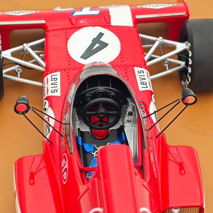 Tecno 1/18 March 721X 1972 Monaco GP Driver Niki Lauda #4 TM18-288D Ltd 100 Pcs