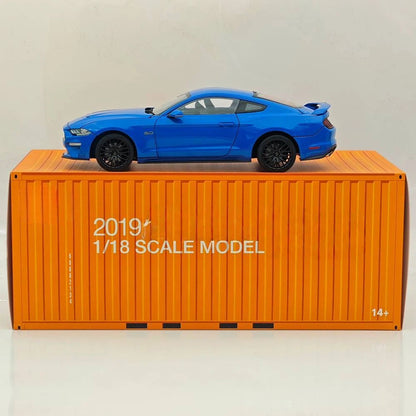 DM 1/18 2019 GT Blue RHD with Widebodykit Pack Diecast Model Car Miniature