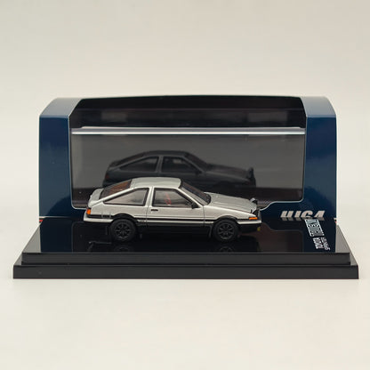 Hobby Japan 1/64 Toyota SPRINTER TRUENO GT APEX (AE86) JDM Style Argent HJ641052ASB Modèle de voiture moulé sous pression 