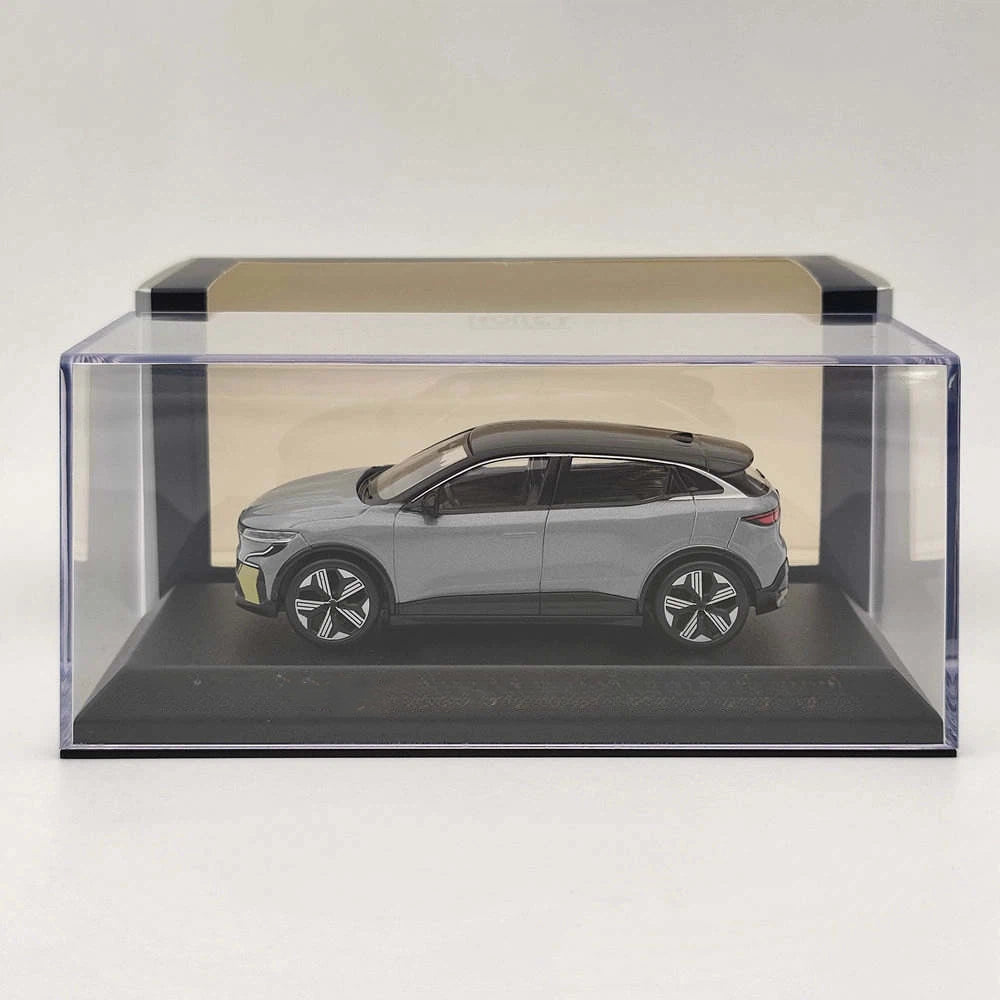 Norev 1/43 Megane E-Tech 100% Electric Gray Diecast Model Car Limited Collection
