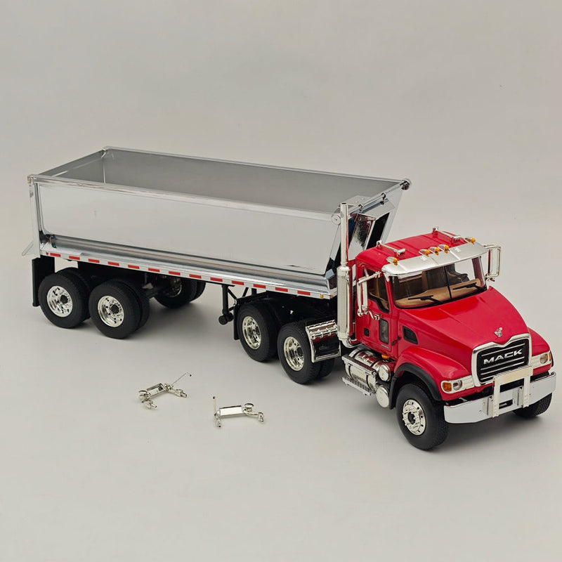 FIRST GEAR 1/34 MACK GRANITE & ROUND END DUMP TRAILER 10-4181 DIECAST Model Truck Collection