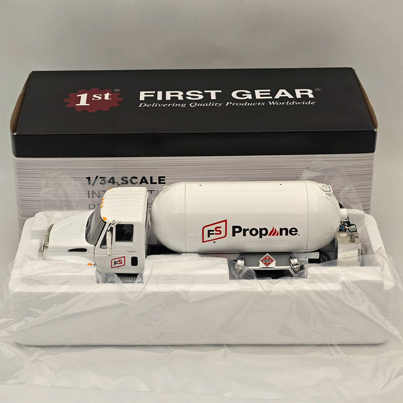 FIRST GEAR 1/34 lnternational DuraStar Propane Truck 10-4270 White DIECAST METAL REPLICA Collection