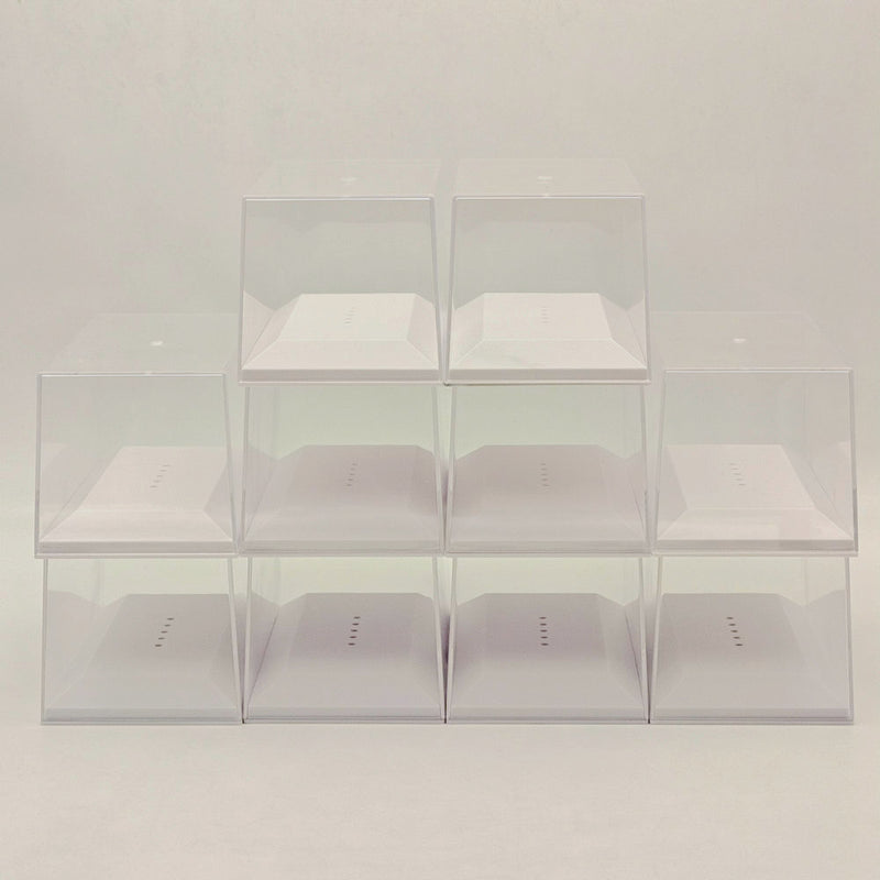 15.3cm 6'' Acrylic Boxes Display Case Stand Box Storing Transparent DustProof for 1:72,1:43 Scale Toys Car Models