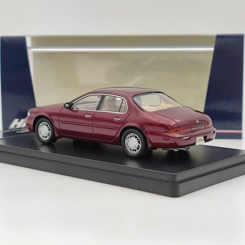 Hi-Story 1/43 Nissan Leopard J.FERIE Type X 1992 HS351RE Resin Model Red Toys Car Gift