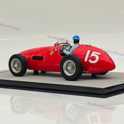 Tecnomodel 1/18 Ferrari 500 F2 Mythos Winner Gp England  A.Ascari 1952 #15 Resin