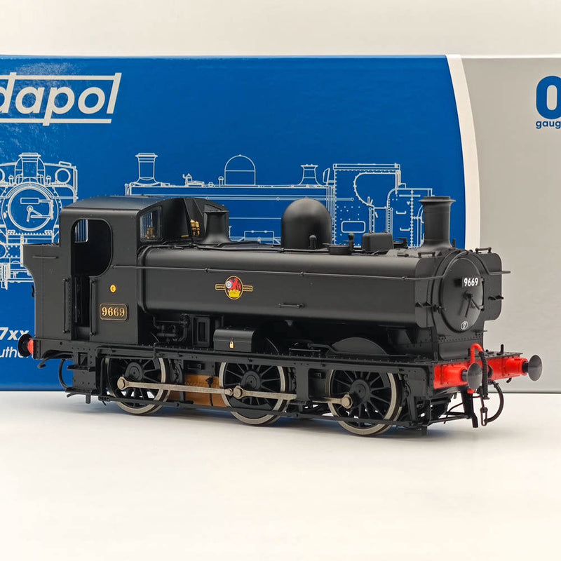 Dapol 7s-007-007 O Gauge 57xx Class Pannier 9669 BR Black Late Crest 21DCC - Railways