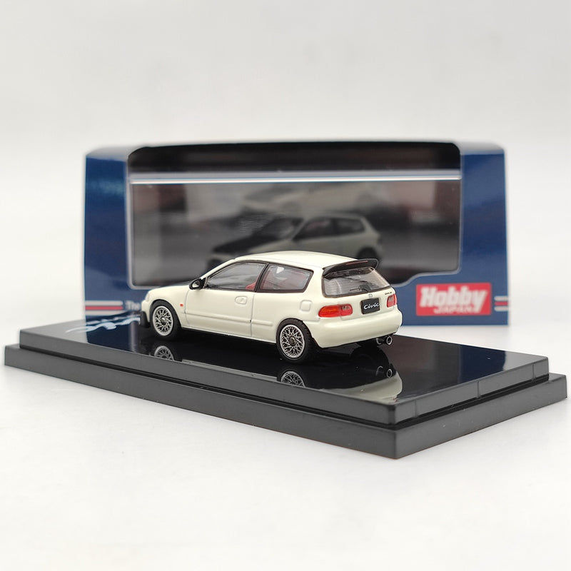 Hobby Japan 1:64 Honda Civic (EG6) JDM STYLE WHITE WITH MESH WHEEL HJ641017FW