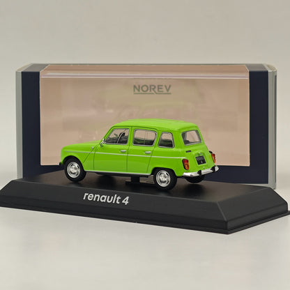 Modèle réduit de voiture moulé sous pression Norev Renault R4 1972, collection limitée, verte, 1/43 