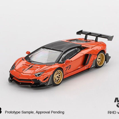 Minigt 1:64 Aventado Limited Edition Alloy Diecast Car Model 1133 Collectible Gift