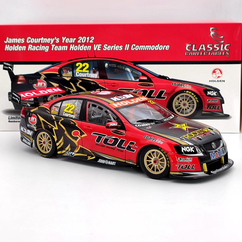 Classic 1:18 James Courtney's 2012 Holden VE Series II Commodore #22 18501 Diecast Collectible Model Used