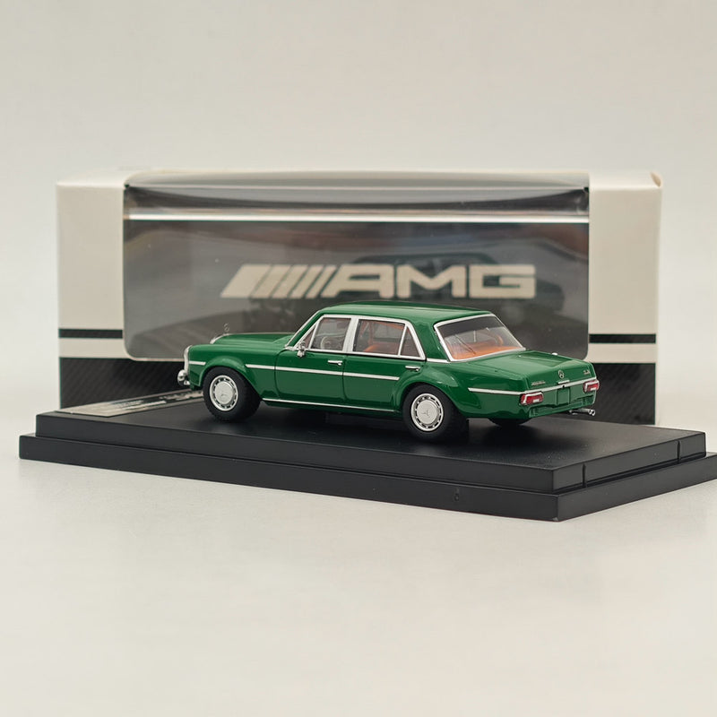 BSC 1:64 Mercedes Benz 300SEL W109 AMG Green Diecast Car Model Toy Collections