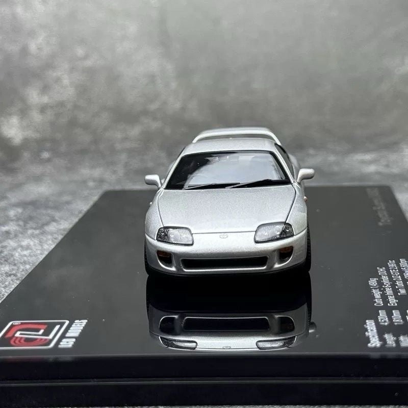 LCD 1:43 Toyota Supra A80 Alloy Fully Open Diecast Car Model Collectible Gifts