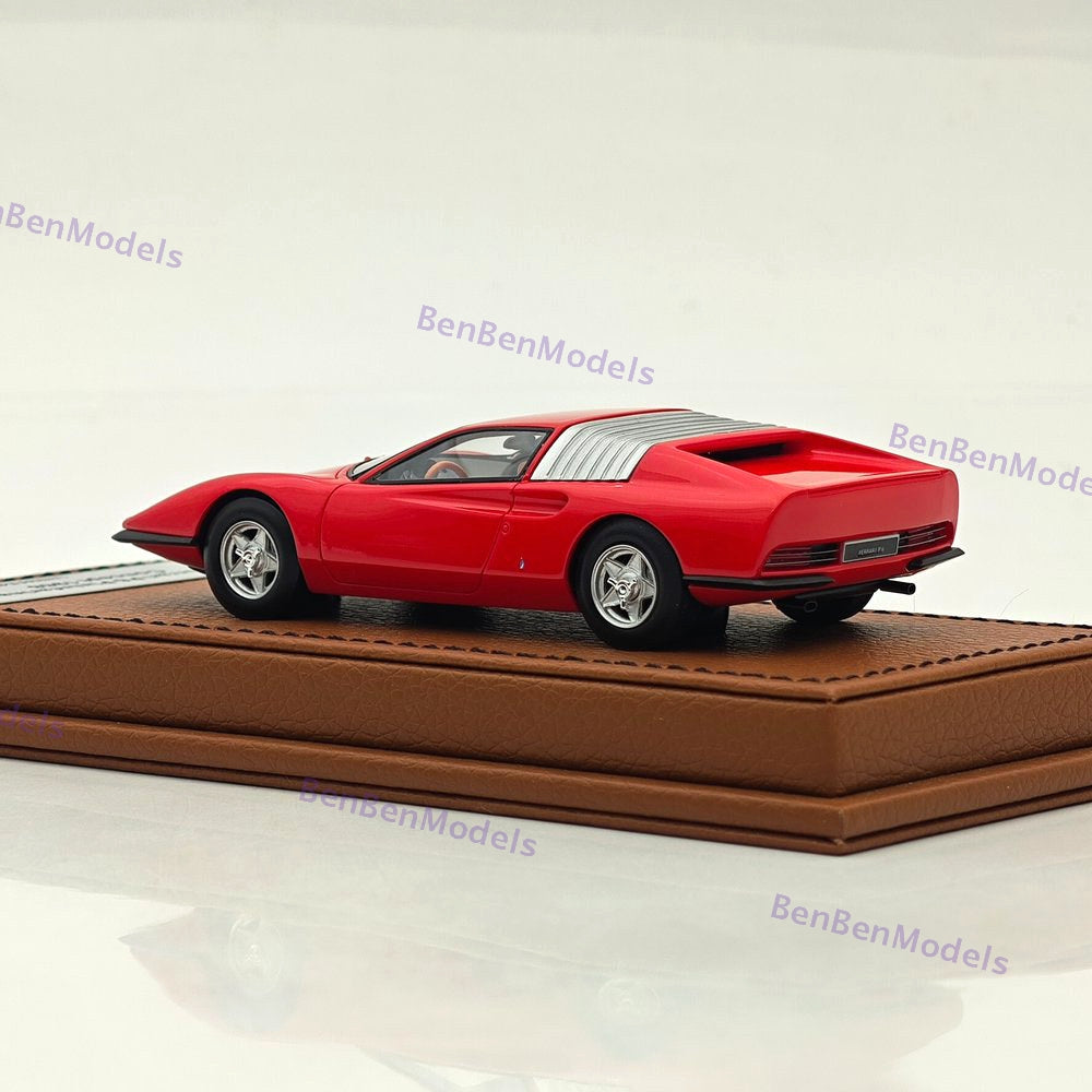 新品 1/43 テクノモデル フェラーリ P6 ピニンファリーナ レッド Tecnomodel 1/43 Ferrari P6 Pininfarina Concept 1968 Red Resin