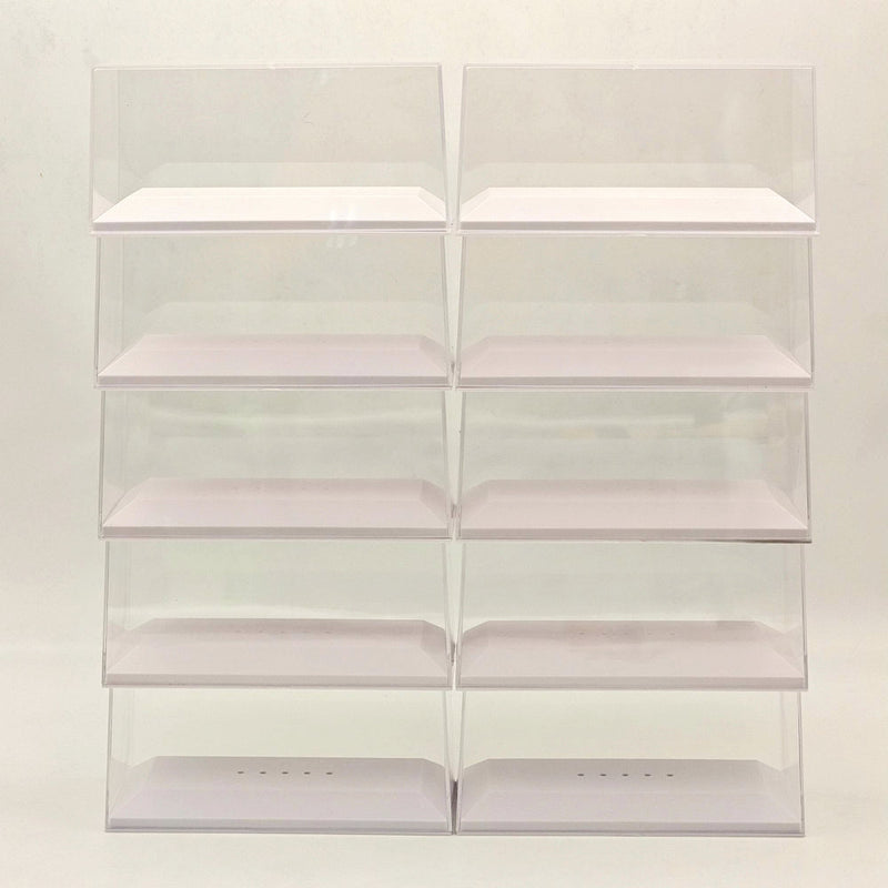 15.3cm 6'' Acrylic Boxes Display Case Stand Box Storing Transparent DustProof for 1:72,1:43 Scale Toys Car Models