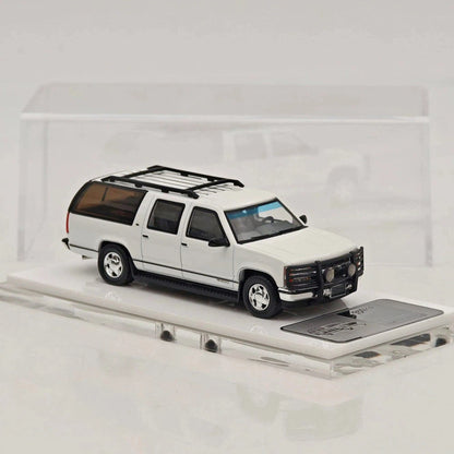 Bliss 1:64 Suburban GMT400 SUV White Sports Model HEC Beijing Exclusive Ltd 499 Diecast Model Car