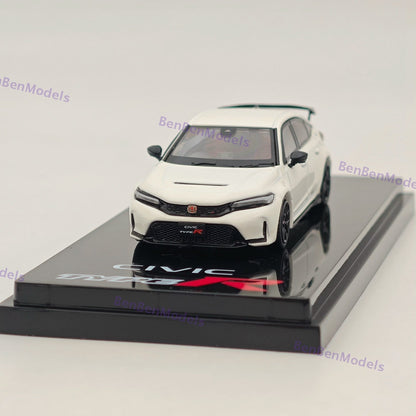 1:64 Hobby Japan CIVIC TYPE R (FL5) White with Engine Display Model Championship