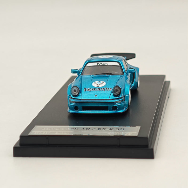 1/64 SW Carrera RSR 3.0/KS-R 911 Blue Diecast Models Car Collection