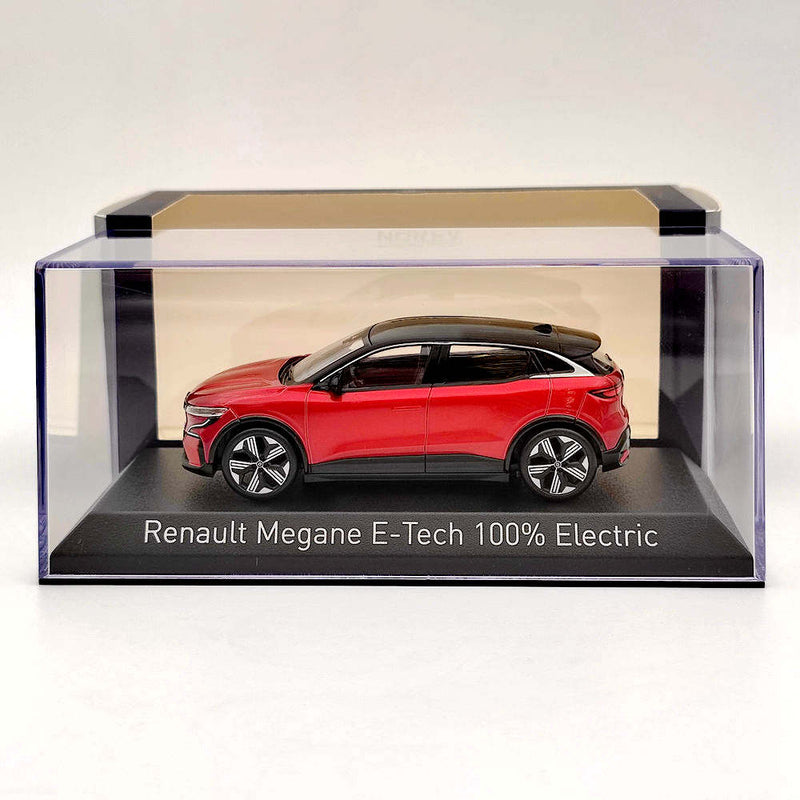 1/43 Norev Renault Megane E-Tech 100% Electric 2022 Red Diecast Models Car Toys Gift