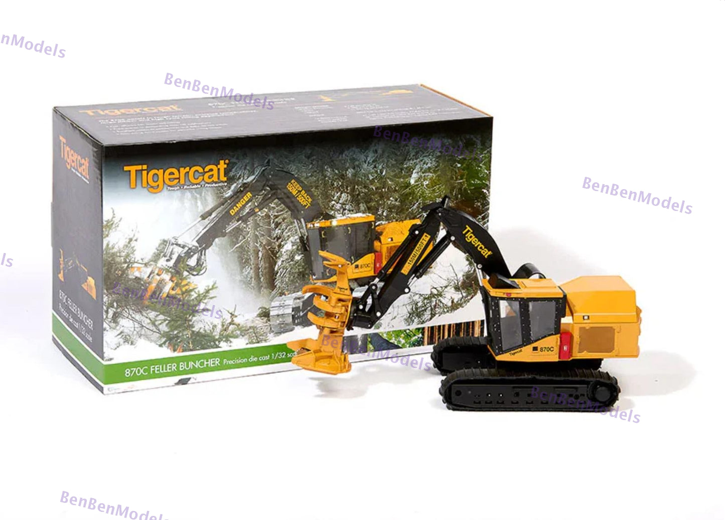 1/32 Tigercat 870C Feller Buncher with Tracks CV284 Diecast Model Collection