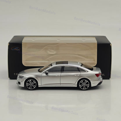 1/64 VAV Audi A6L Diecast Toys Car Models Collection Gifts Silver/Black/White