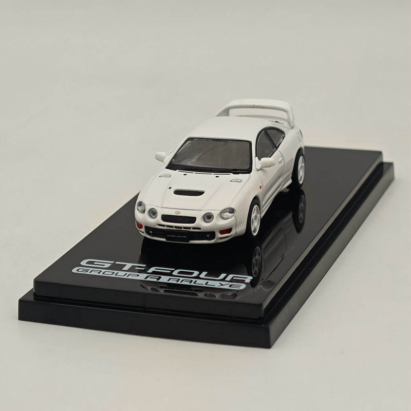 Hobby Japan 1/64 Toyota CELICA GT-FOUR ST205 JDM STYLE White HJ642064AW Diecast Models Car Collection