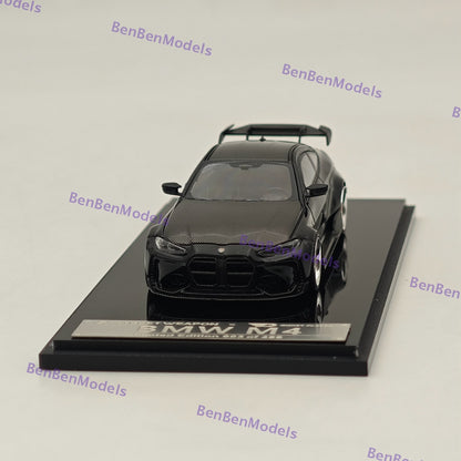 1/64 STREET WARRIOR SW BMW M4 Black Diecast Models Car Limited Collection