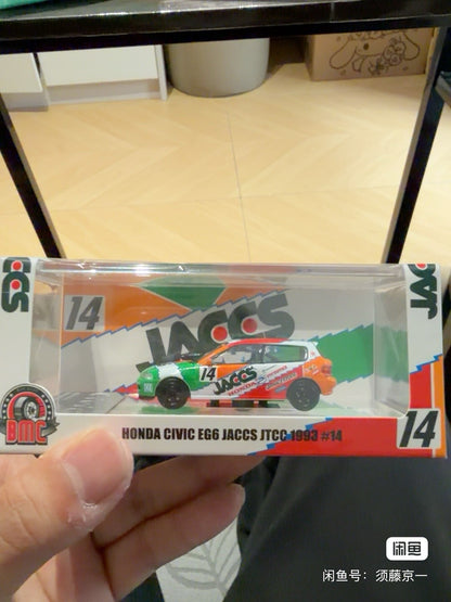 BMC Shenzhen Cool Car Show 1/64 Honda CIVIC EG6 JACCS JTCC 1993 Diecast Model Collectible
