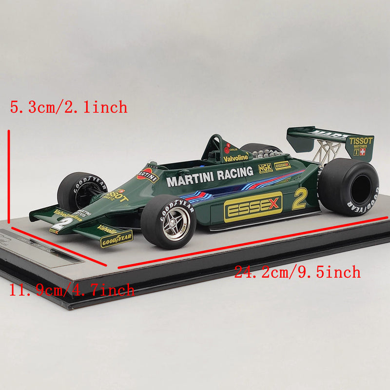 1/18 Tecno Mythos Series Lotus 79 1979 ltaly GP Car TM18-287E Resin Models Car