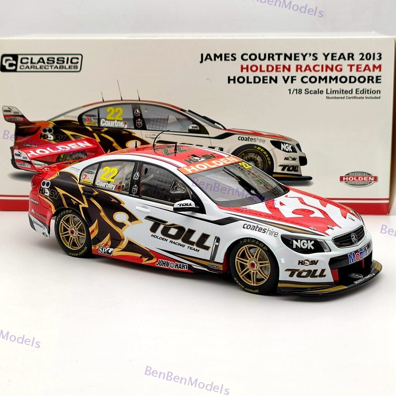 1:18 Classic Carlectables James Courtney's 2013 Holden VF Commodore #22 Supercar