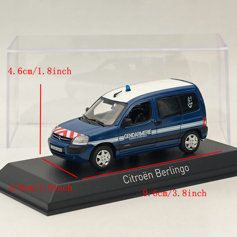 1/43 Norev Citroen Berlingo Gendarmerie Cynophile Diecast Model Cars 2005