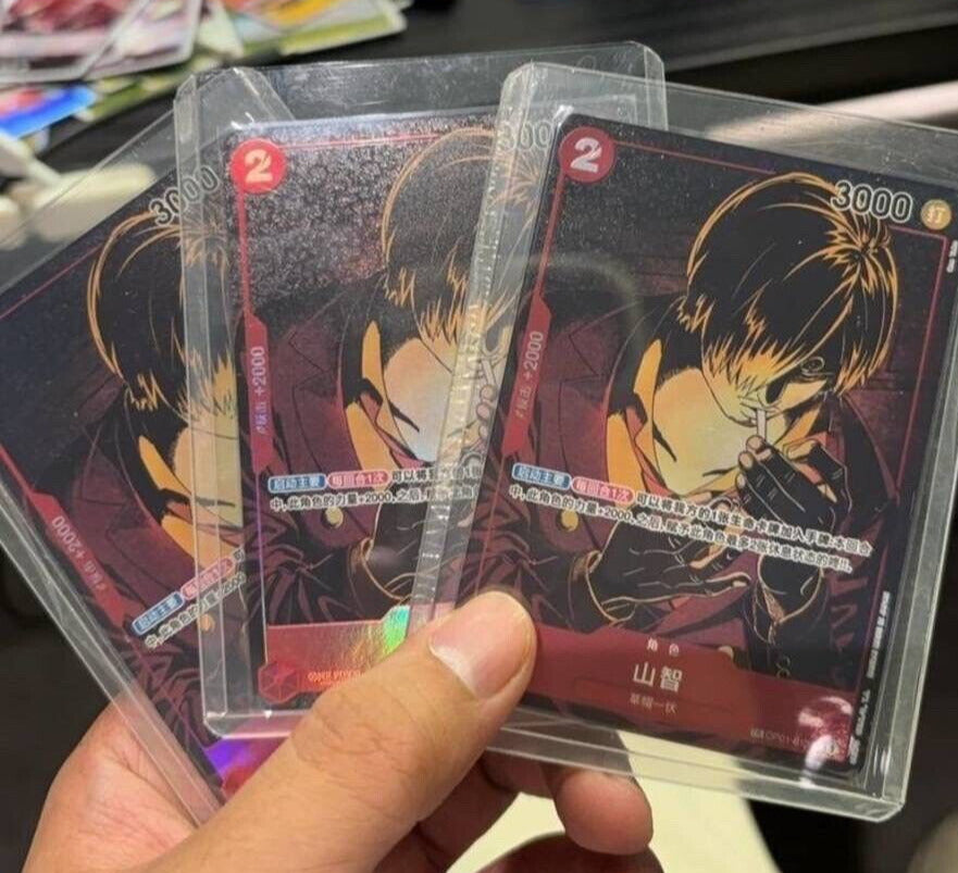 Jeu de cartes chinois One Piece TCG Sanji OP01-013 TR CN Art alternatif exclusif 