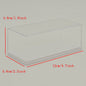 1:64 Scale Diecast Car Acrylic Display Case Dustproof Clear for Mini GT/XCartoys/Mortal/GCD Cars, 4.72"x2.28"x1.77", Red/Black/White
