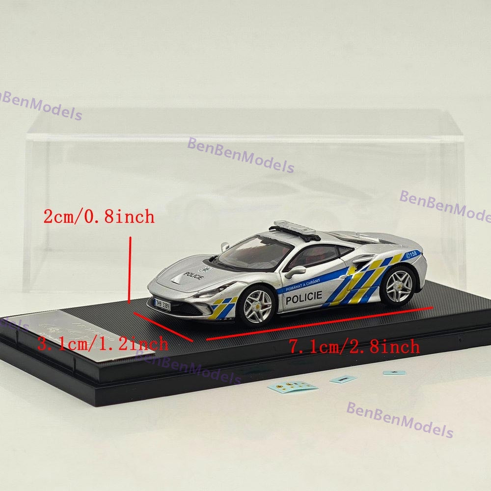 1/64 Hone Model F8 Tributo Supercar Diecast Model Car Limited Collectible Hobby