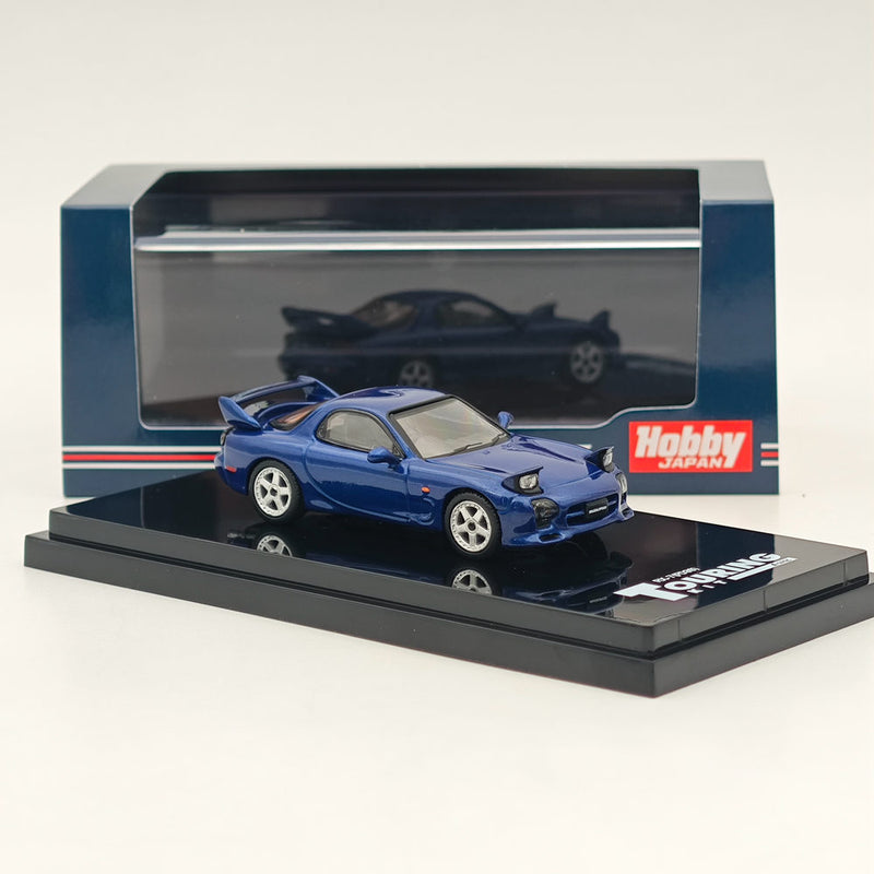 1/64 Hobby Japan Mazda RX-7 FD3S A-Spec. HJ643007CCBL Innocent Blue Mica Diecast