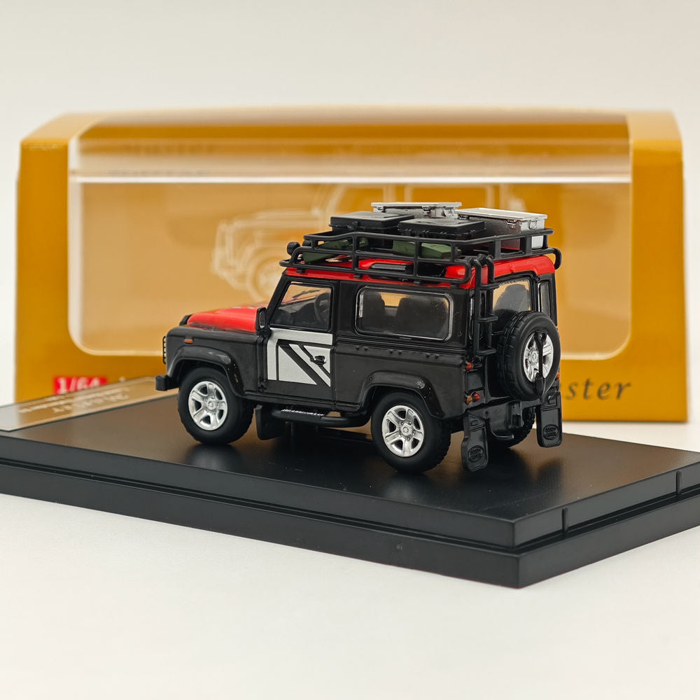 Master 1:64 Land Rover Defender 90 Camel Cup Jouets moulés sous pression Modèles de voitures Véhicules miniatures Hobby Cadeaux de collection 