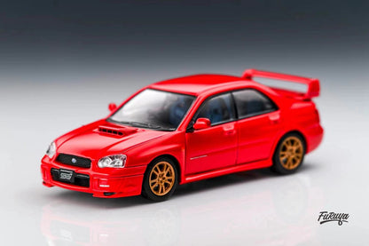 Furuya 1:64 SUBRARU Impreza WRX STi GD/GG Diecast Toys Car Collection Gifts Limited Edition