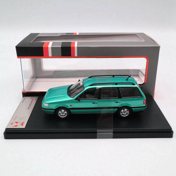 Premium X 1:43 VOLKSWAGEN PASSAT Break 1993 Metallic Green PRD521 Diecast Models Toys Car Gift