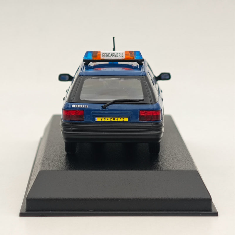 1/43 Norev Renault R21 Nevada 1994 Sw Station Wagon Gendarmerie Diecast Blue