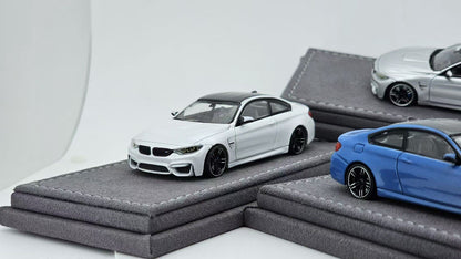 Maquette DAP 1:64 M4 F82 Sports Coupé Blanc Alpin Voiture Miniature Collection Cadeau
