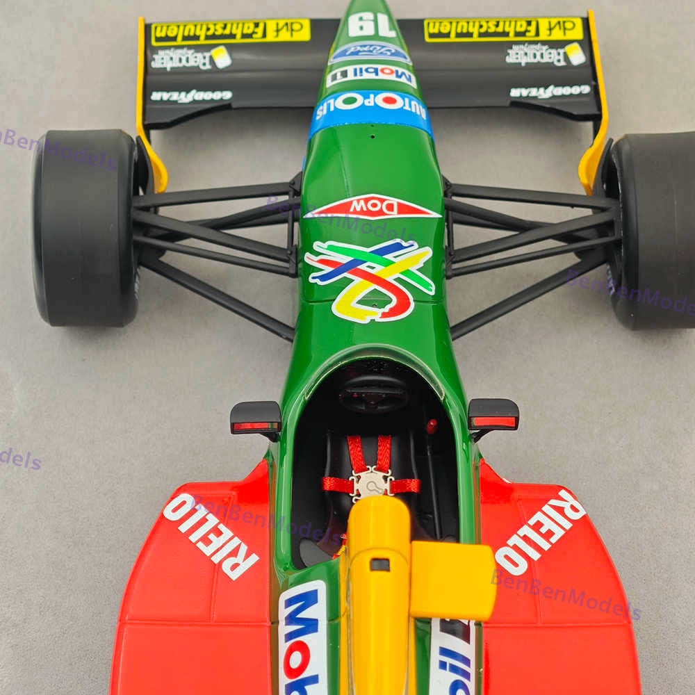 1/18 Scale Tecnomodel BENETTON F1 B190 GERMANY GP 1990 NANNINI #19 LE80 Resin