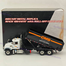 1:34 FIRST Mack Granite with Tub-Style Roll-Off Container DIECAST 19-4054 Used