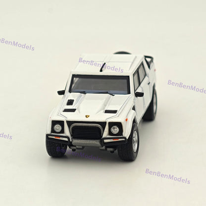 1:64 Shadow Pro LM002 SUV LHD Pearl White Diecast Metal Car Limited