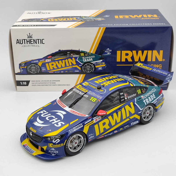 1/18 Authentic IRWIN #18  ZB Commodore - 2021 OTR SuperSprint At The Bend Resin Models Car Limited Collection