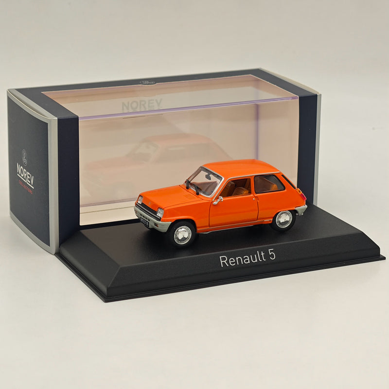 1:43 Norev Renault 5 R5 1972 Diecast Model Cars Limited Collection Orange