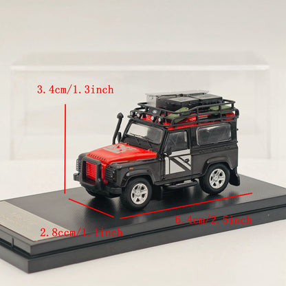 Master 1:64 Land Rover Defender 90 Camel Cup Jouets moulés sous pression Modèles de voitures Véhicules miniatures Hobby Cadeaux de collection 