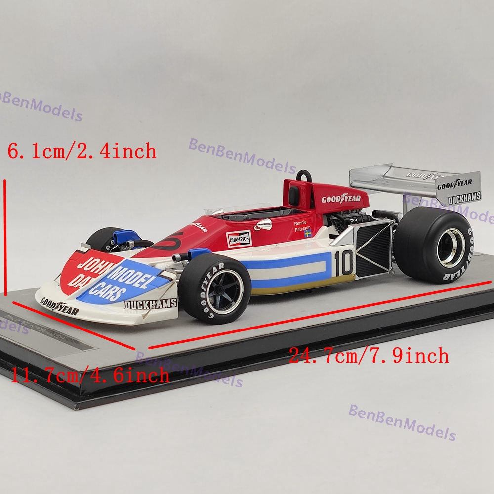 1/18 Tecnomodel Mythos Series March 761 #10 Dutch GP 1976 Ronnie Peterson Resin